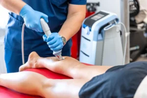Electro-Medicine-Therapy core health darien dr.brian mckay using shockwave therapy